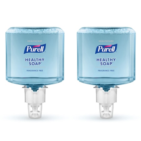 Purell Soap, Foam, Gentle&Free, f/ES6 Dispenser, 1200ml, Blue, PK 2 GOJ647202